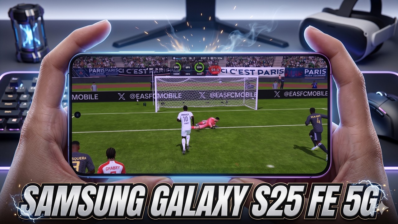 Samsung Galaxy S25 FE test game EA SPORTS FC MOBILE | Exynos 2400e