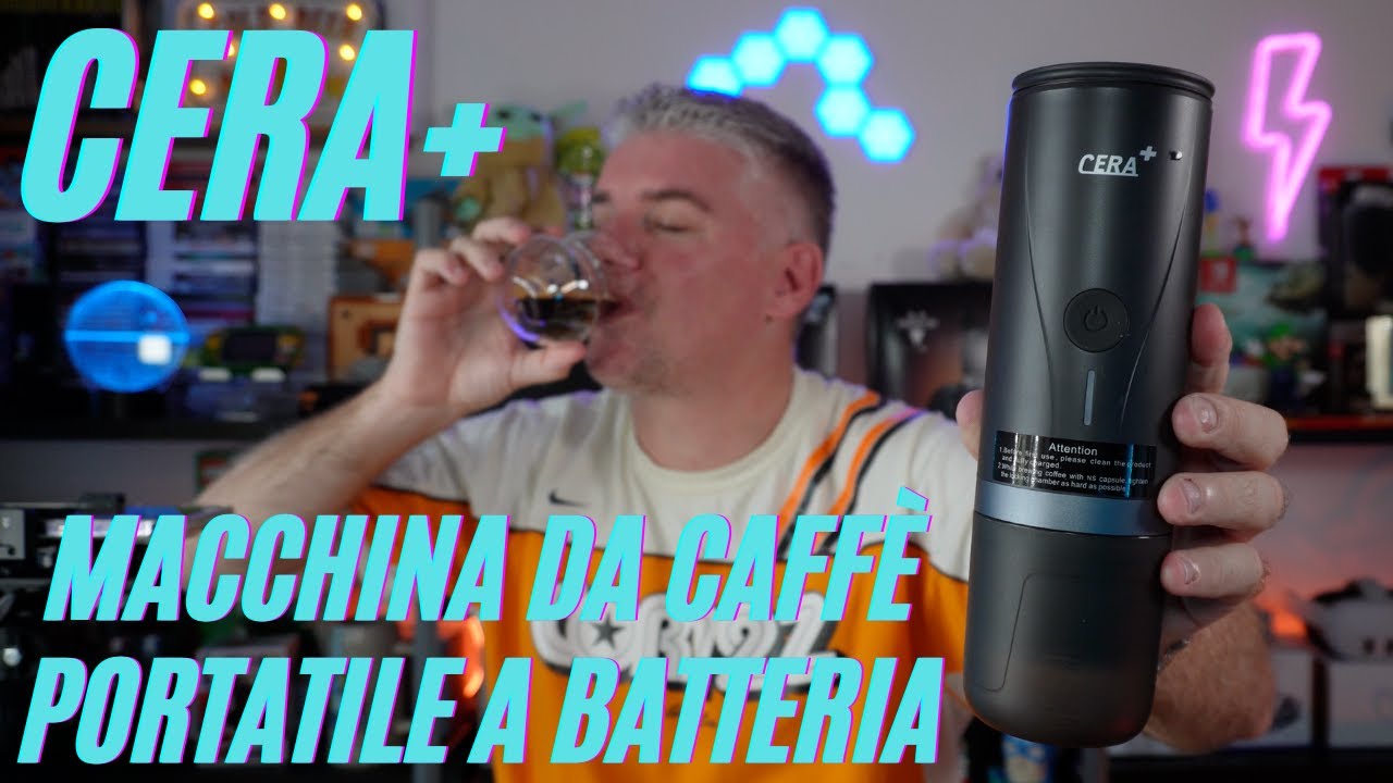 CERA+ Macchina da caffè portatile a batteria - Il caffè dove e quando vuoi! Recensione