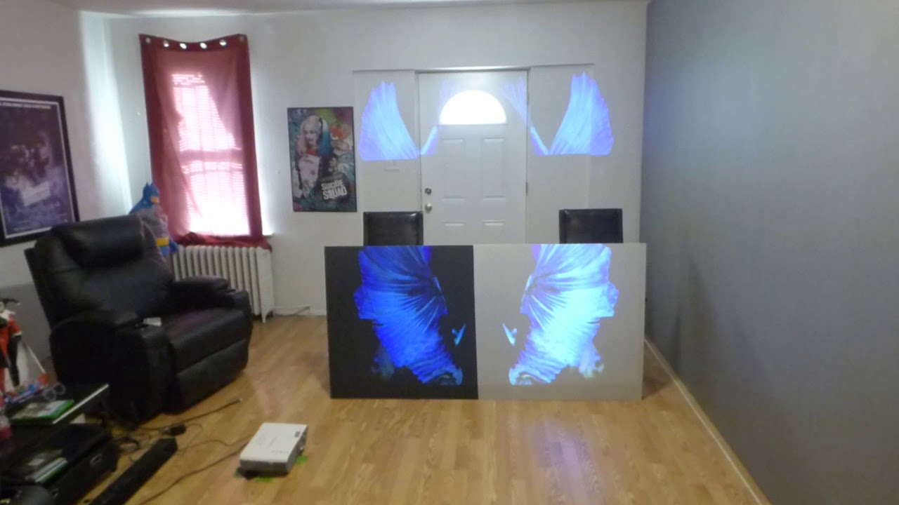 WHY A BLACK PROJECTION SCREEN WILL ALWAYS HAVE BETTER CONTRAST AND COLOR NEXT TO SILVER