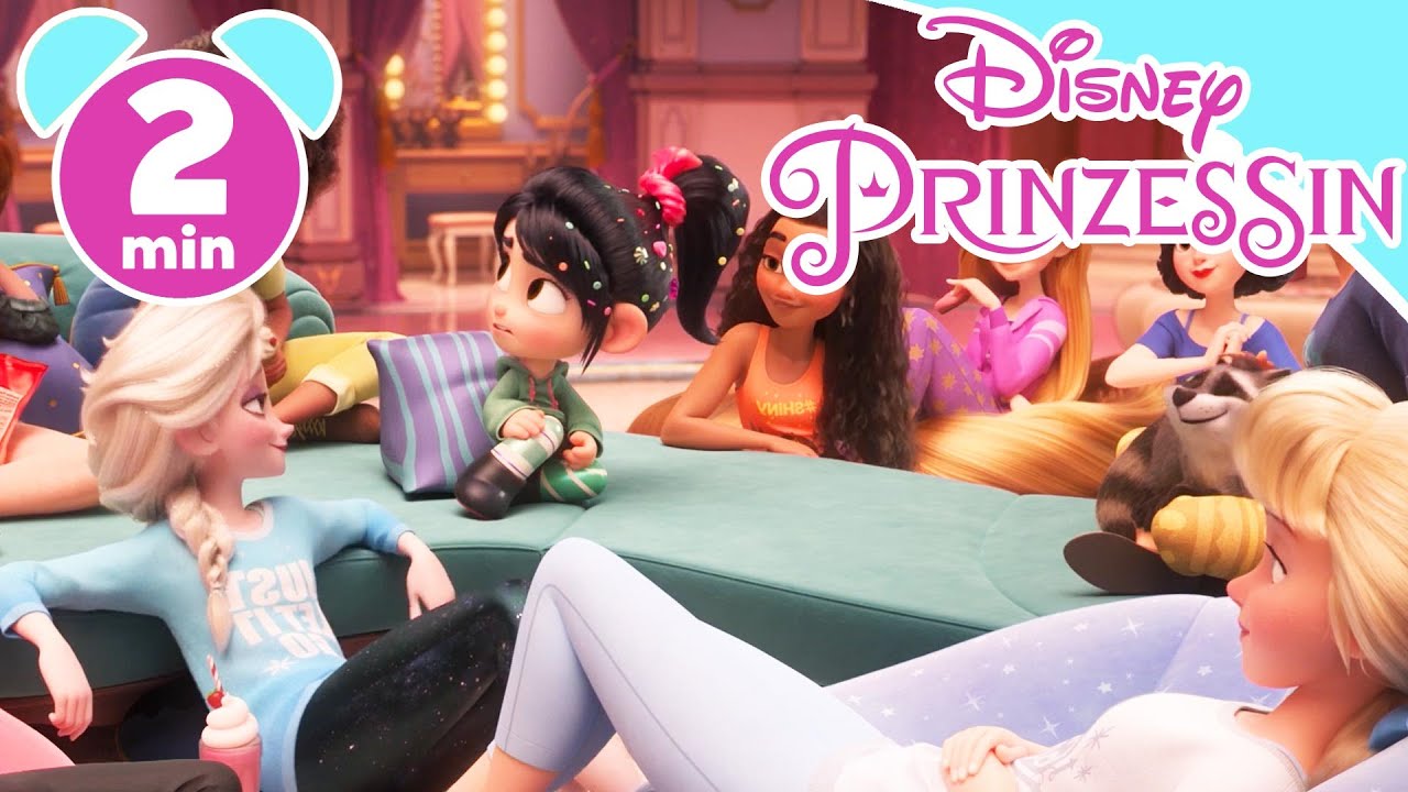 Disney Prinzessinnen: Szene aus &bdquo;Chaos im Netz&ldquo; &ndash; Die Disney Prinzessinnen machen es sich gem&uuml;tlich