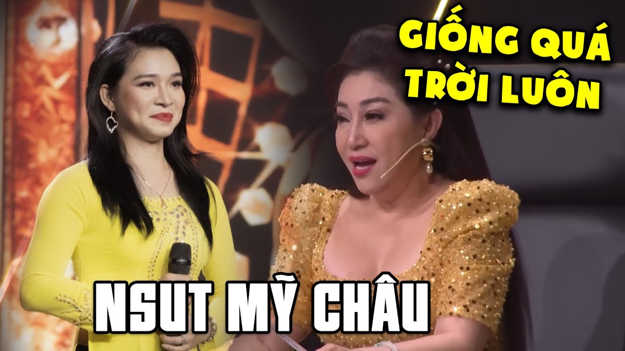 NSUT Thoại Mỹ NỔI DA GÀ với cô gái hát cải lương QUÁ GIỐNG NSUT MỸ CHÂU | Nghệ Sĩ Thần Tượng