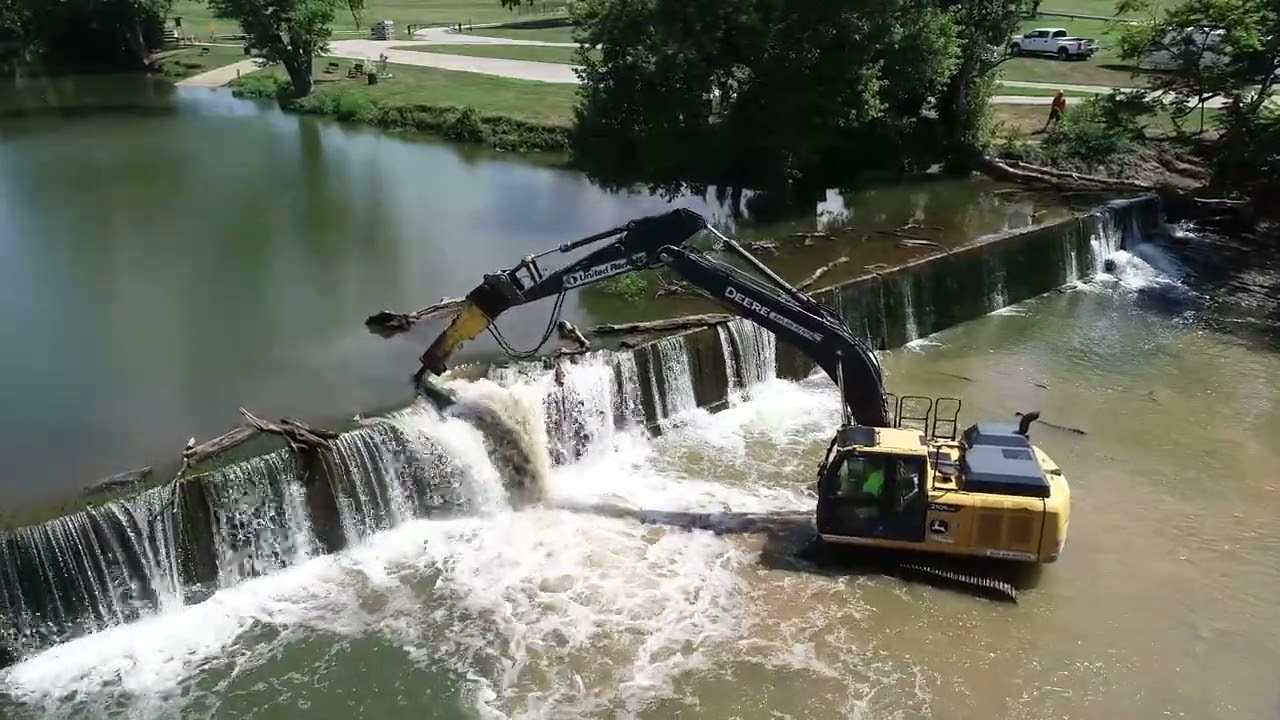 Great Crossing Park Low Head Dam Removal Scott County KY 8/18/2025