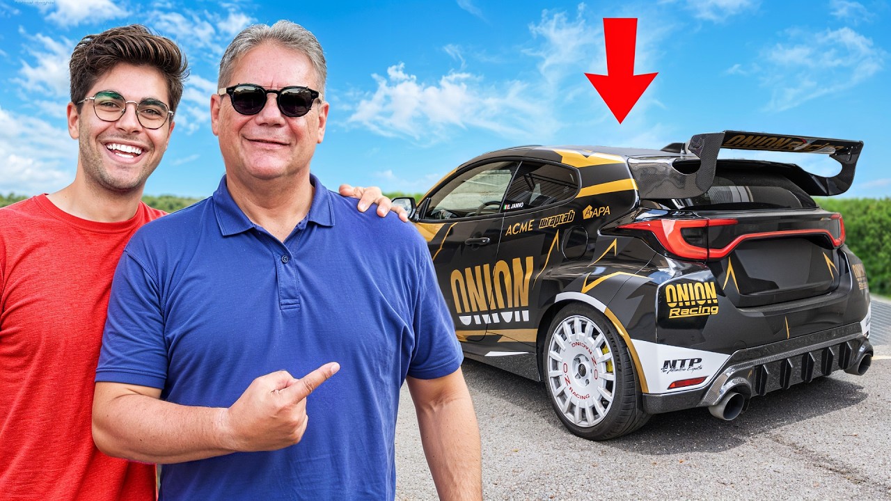 mio PAP&Agrave; prova la YARIS GR per la prima volta... *disagio totale* 🤣❤️