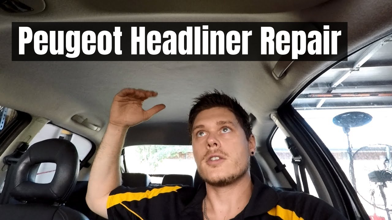 CAR HEADLINER REPAIR | Peugeot 206 gti Headlining Removal