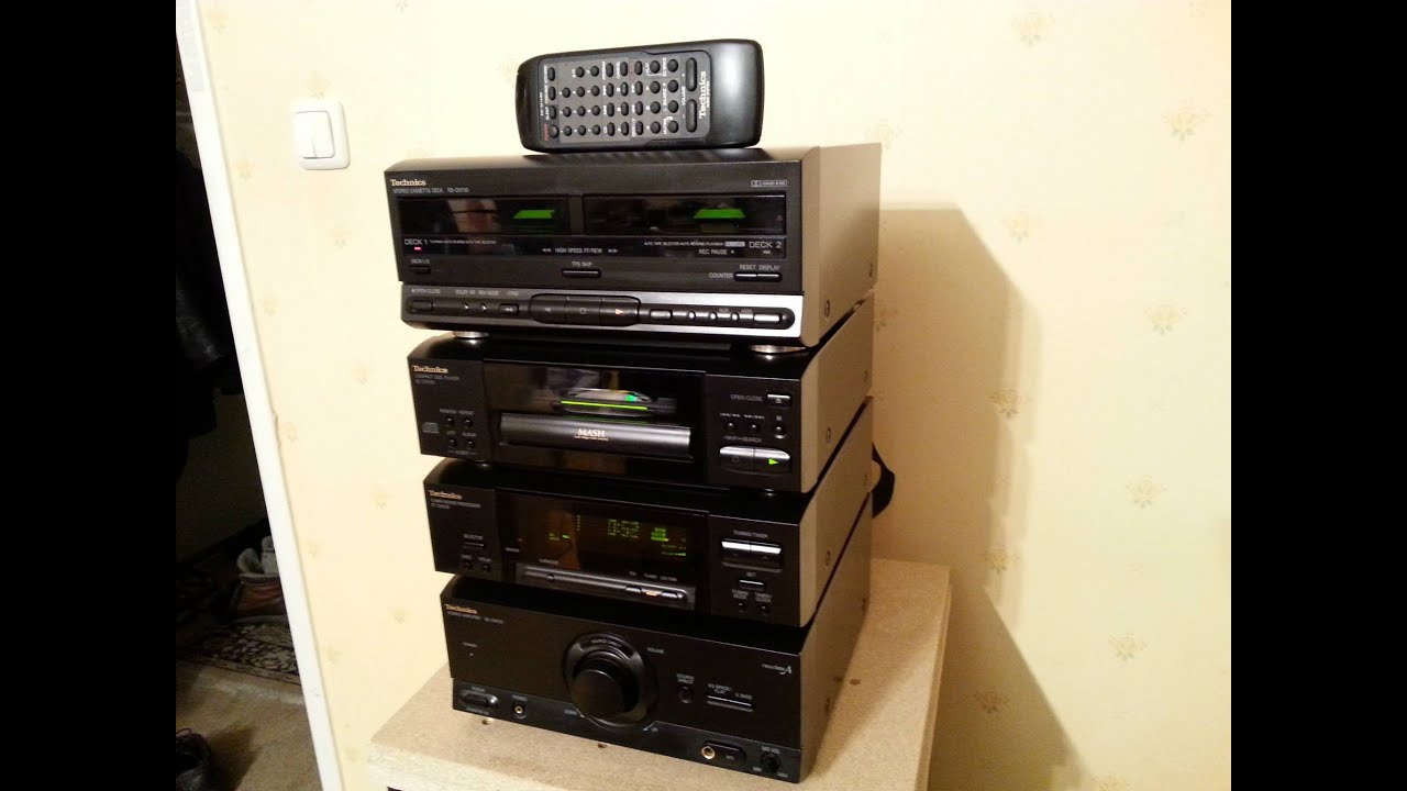 Mid 1990's Technics 530 mid-sized stereo component system review