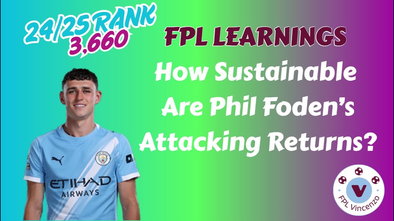 FPL Learnings | Phil Foden, Hot Streaks, Sustainability & Beyond xG | Fantasy Football Tips