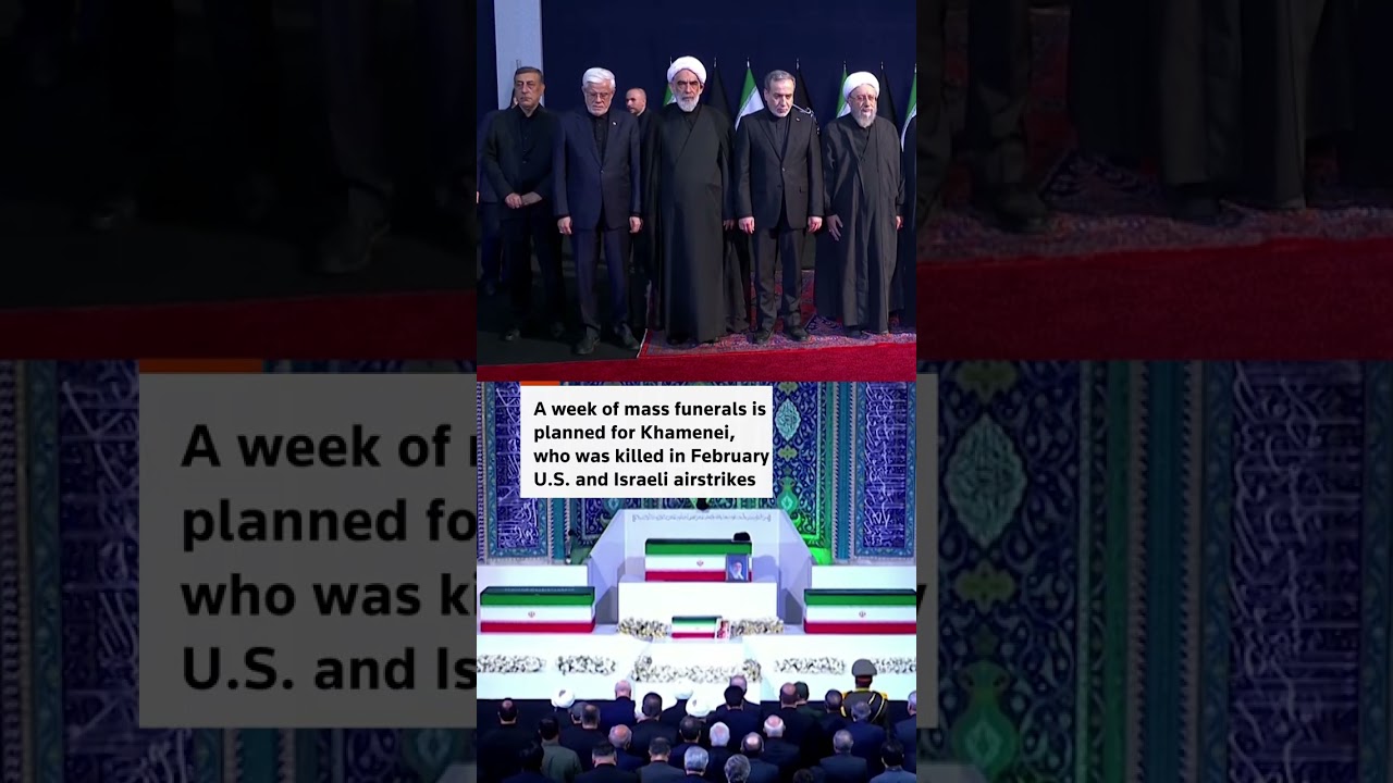 Iranian officials bid farewell to Supreme Leader Khamenei