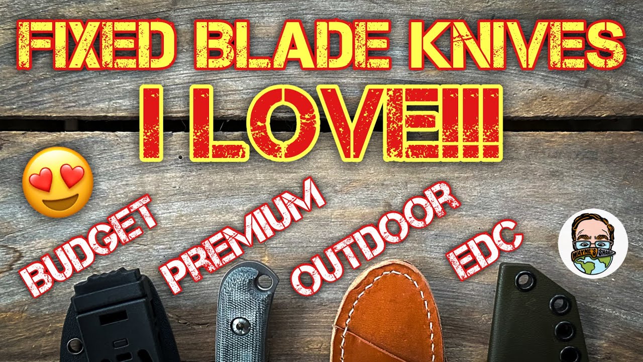 FIXED BLADE KNIVES I LOVE!! 😍 The best fixed blade knives for EDC, outdoors and survival!! 😱🔥