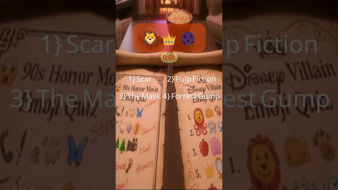 Guess the Disney Villain by Emojis! 🦁👑🌑 (The Lion King) 