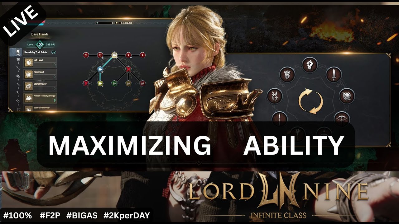 LORDNINE LIVE 🔴 Maximizing Class Abilities | Solo Grind Progression | No Pay-to-Win