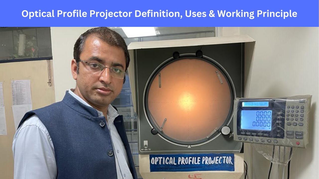 Optical Profile Projector explained in Hindi |Thread Measurement | #metrology #mechanical #cnc #vmc