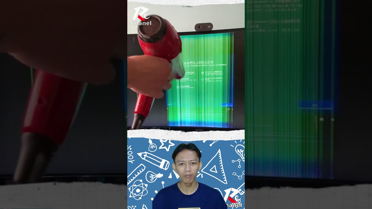 Cara mengatasi monitor yang bergaris tidak muncul gambar