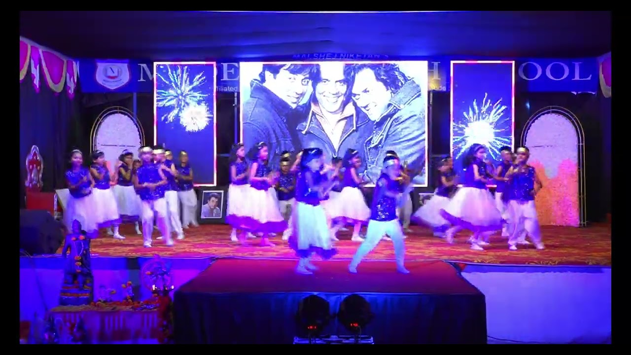 Dharmendra Tribute, Class 3rd  Modern English school, Belhe  21st Annual Day Celebration 