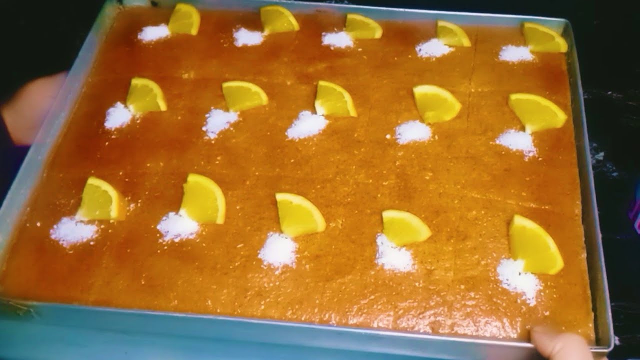 جرب كيكه الدقيق الذره ( البسيسه) بالبرتقال حاجه ولا اروع من كده الكل هيسالك على طريقتها👌 😋