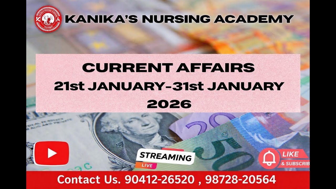 JANUARY MONTH CURRENT AFFAIRS PART-3