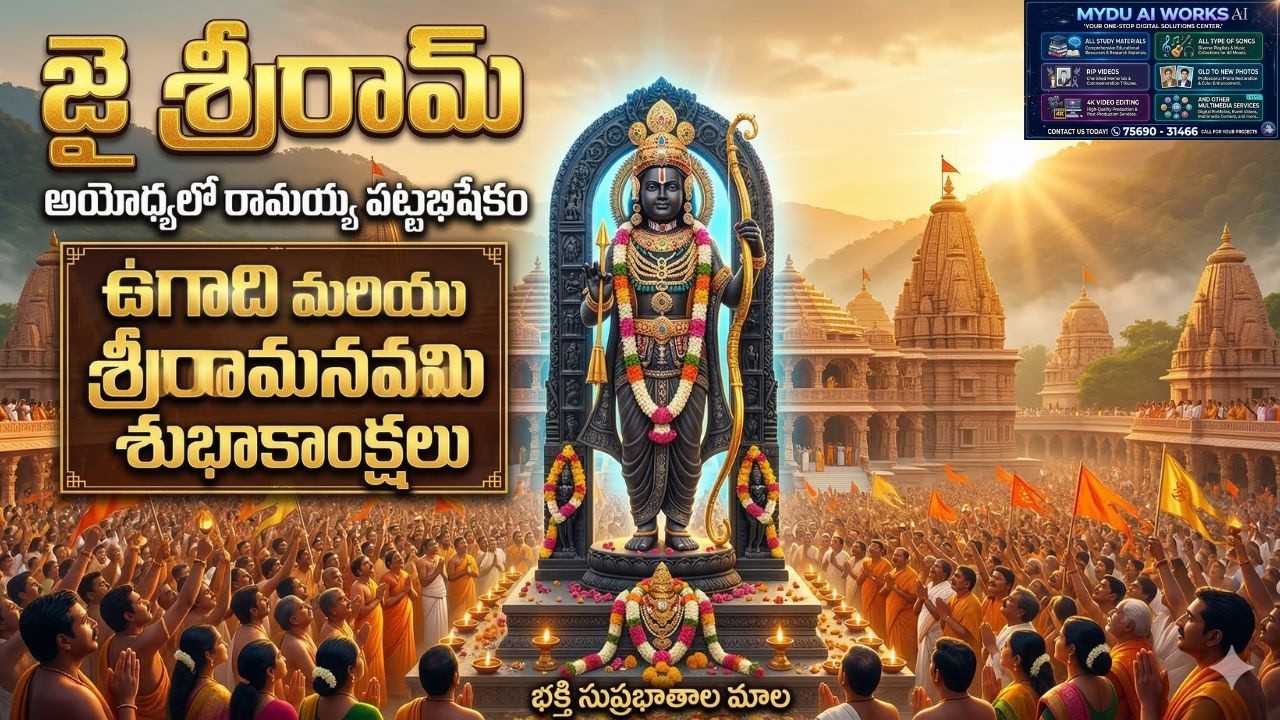మా ఊరి గుడిలోన పండుగ సీతారామ 🌿 | Sri Rama Navami Kolatam Song 2026 | Ugadi Special