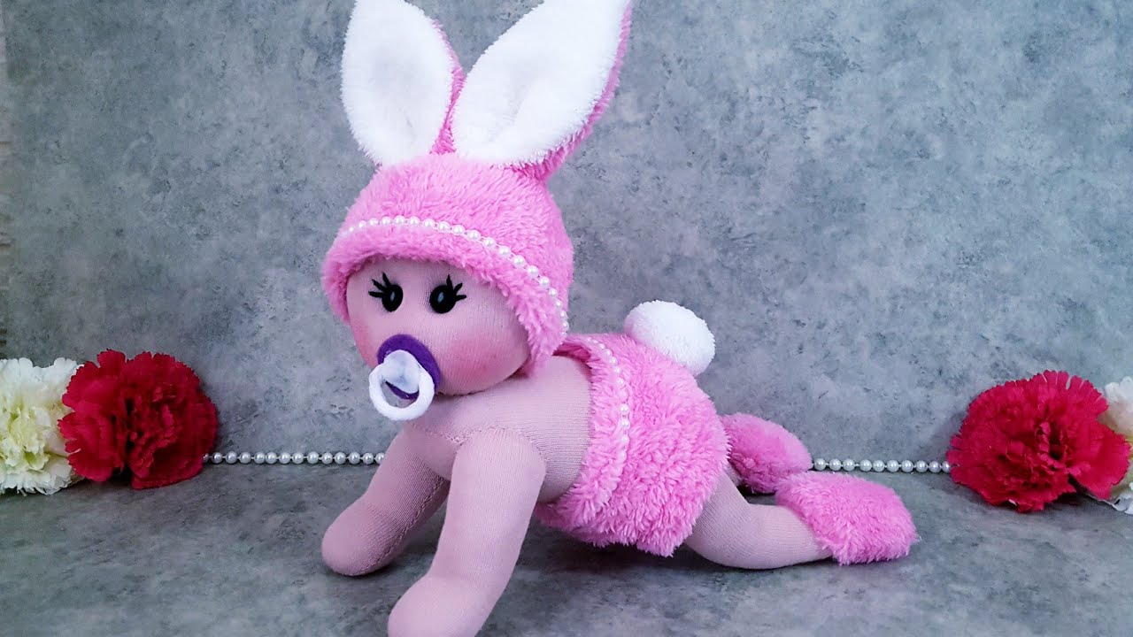 😍Любимая игрушка детей/💕Изготовление ползающей куклы