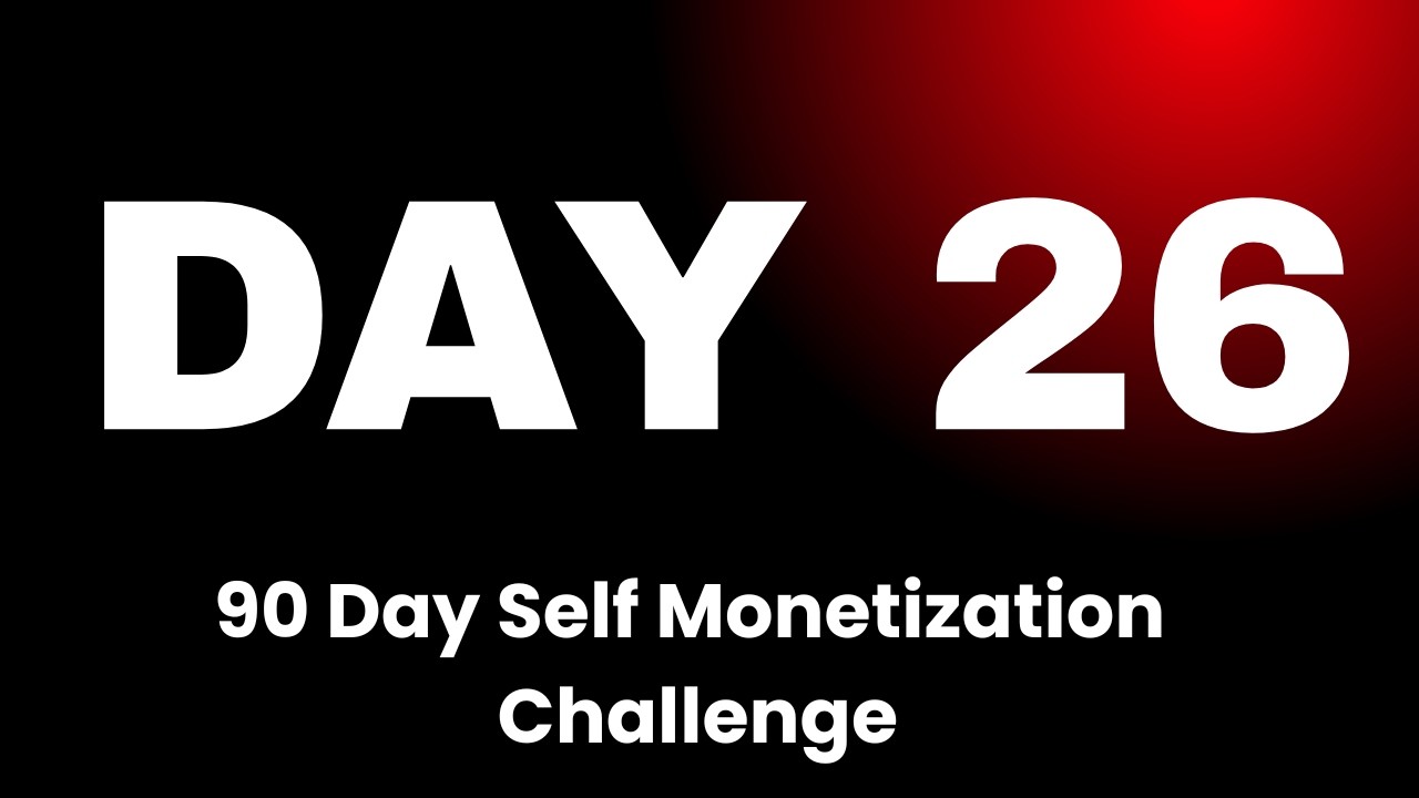 Day 26 of 90 Social Media Page Creation And Social Sharing | Self Monetization Challenge