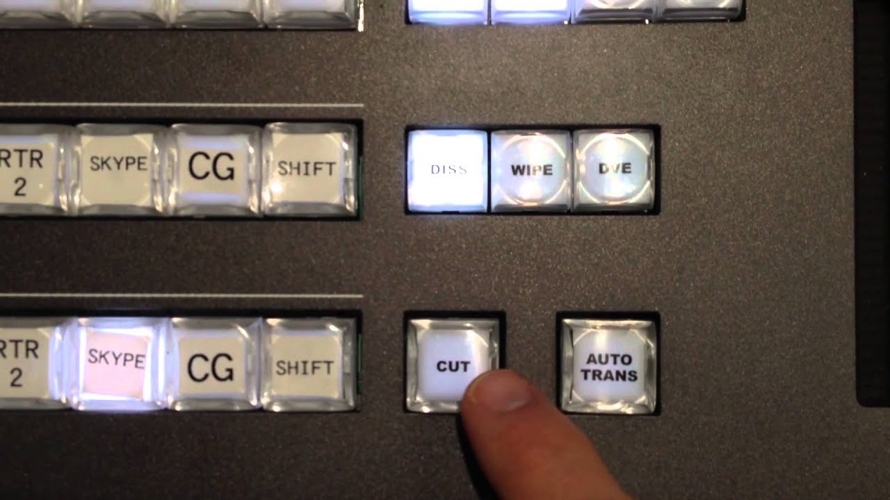 Chroma keying in Studio A