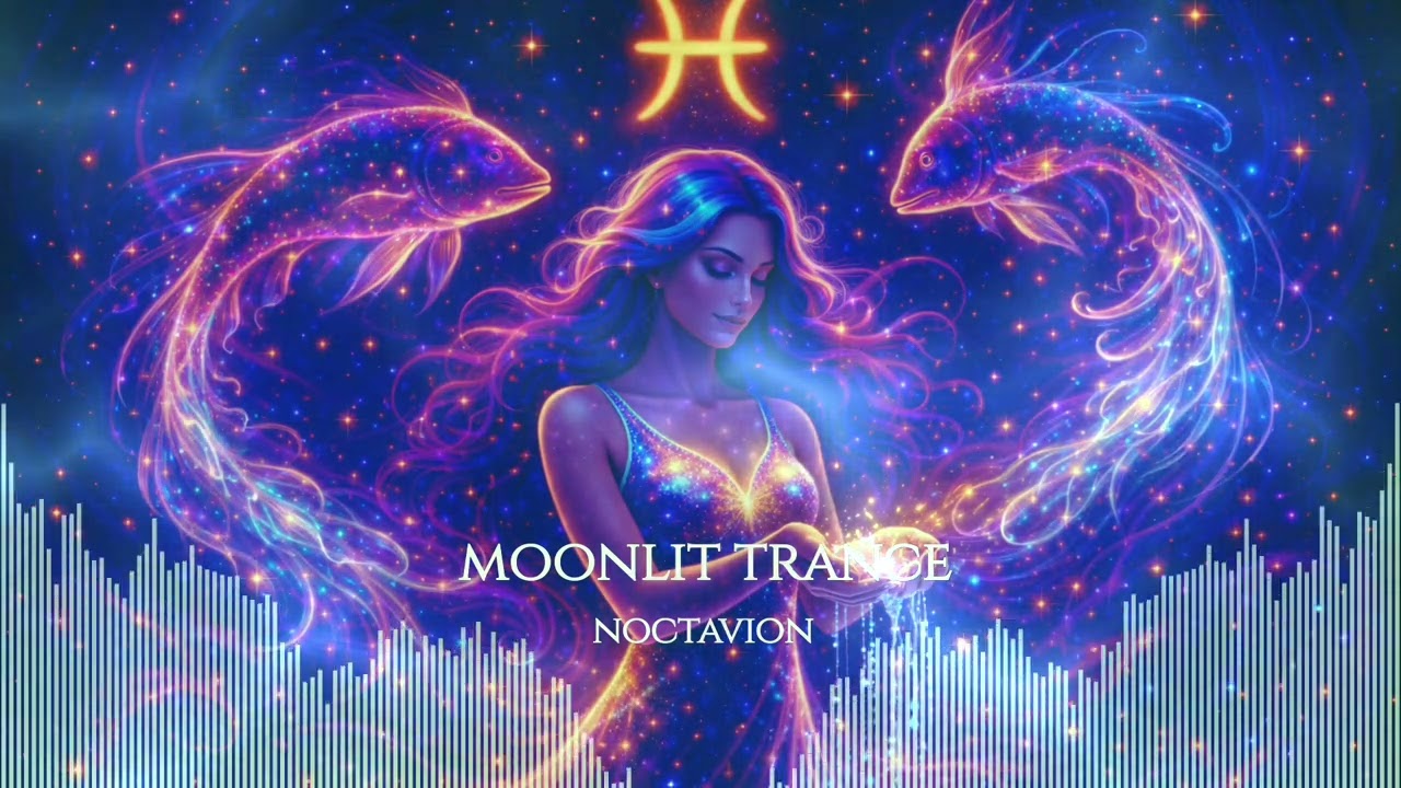 Moonlit trance- ✨️Pisces ♓️✨️- Silver Moon Collection - #NoctavioN #Pisces #CosmicRhythms 