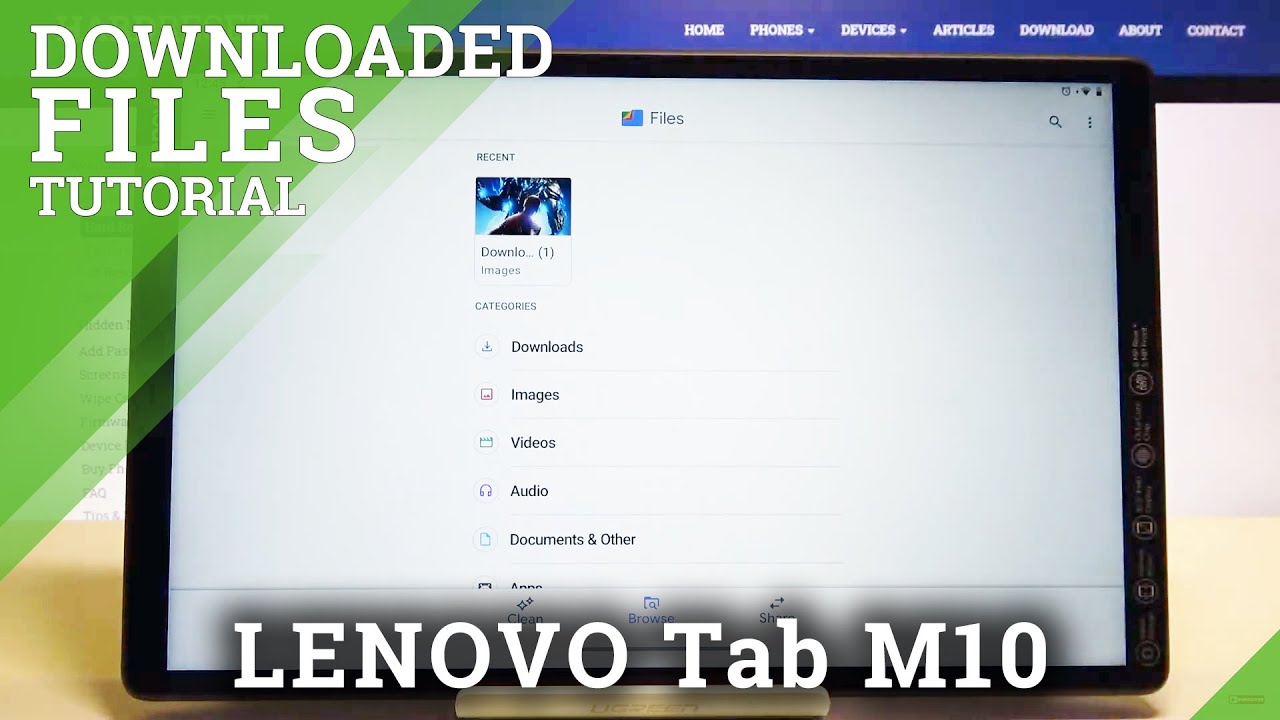 Как найти загруженные файлы на LENOVO Tab M10 &ndash; Где находятся загрузки