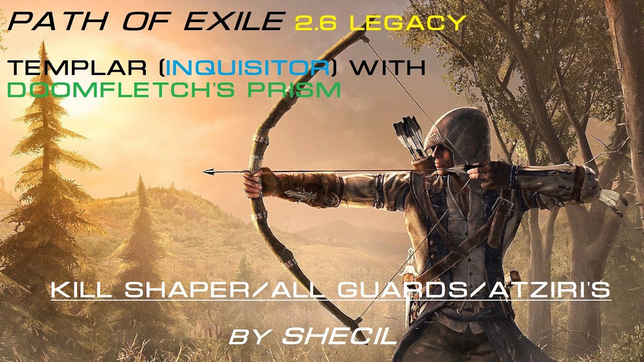 Path of Exile [2.6 Legacy] [Templar - Inquisitor] Doomfletch's Prism (LA/Barrage) - Чистим всё!