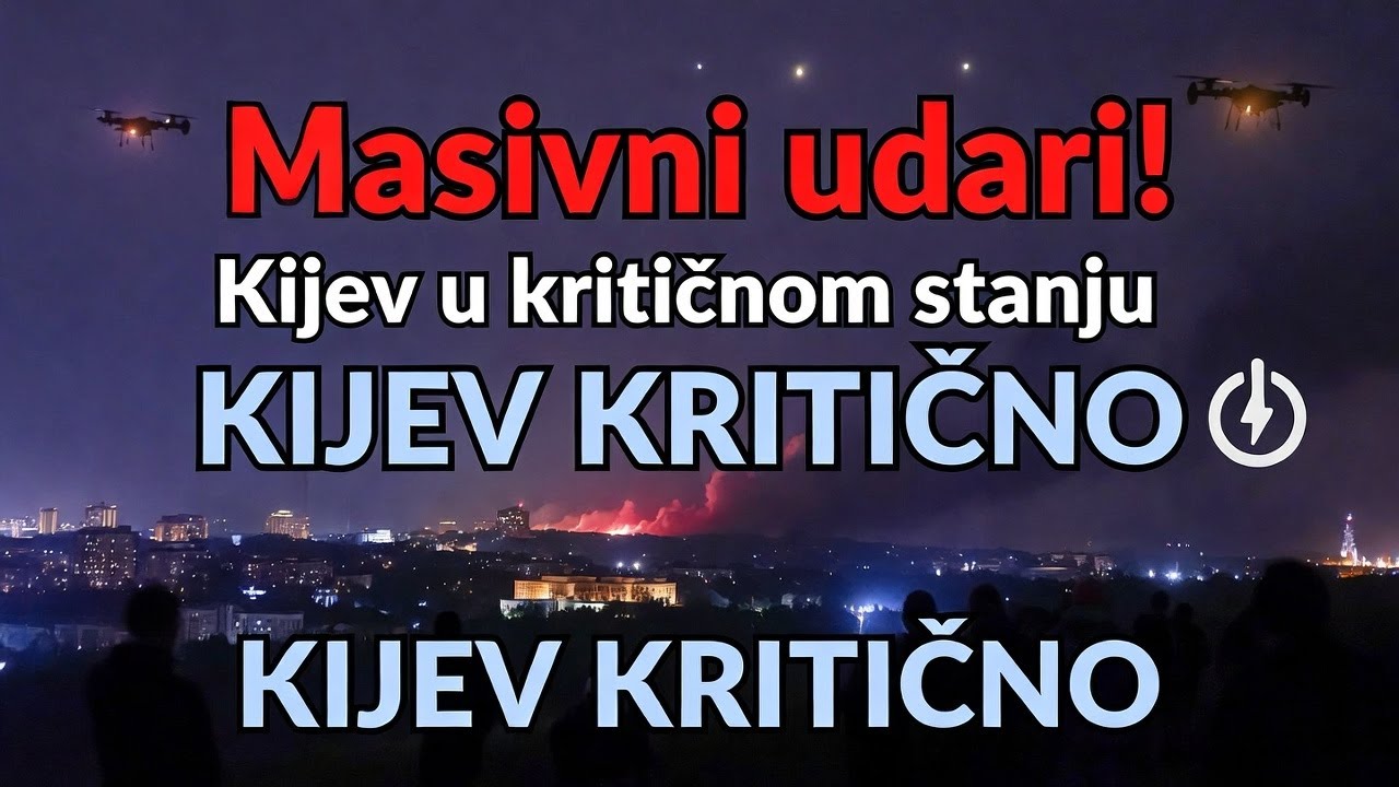 Masivni udari i prekidi struje: Kijev u kritičnom stanju