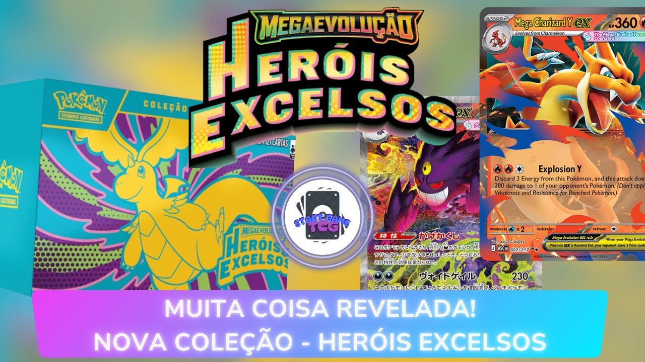 NOVAS MEGAS E MUITO MAIS DA NOVA COLEÇÂO ESPECIAL - HERÓIS EXCELSOS | POKÉMON TCG
