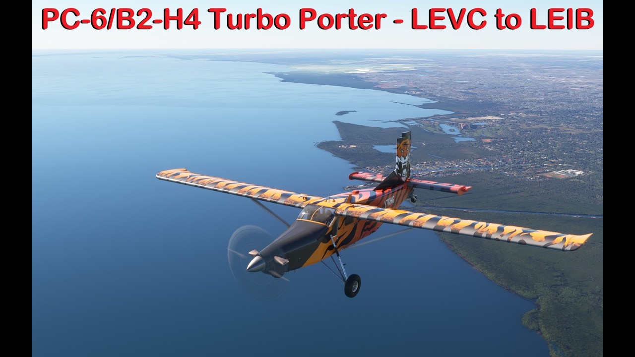 MSFS 2020, KHG Ep 277 - PC-6/B2-H4 Turbo Porter - Valencia to Ibiza