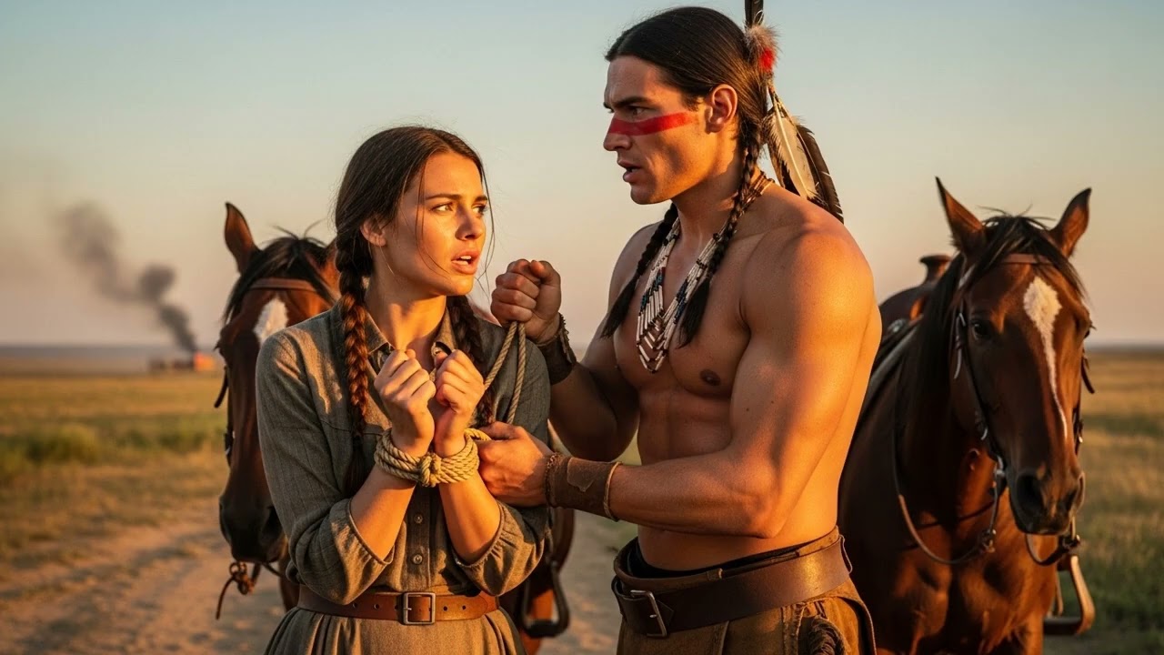 Comanche Warrior Took the Rancher’s Daughter Prisoner—She Spoke His Language… and Changed Everything