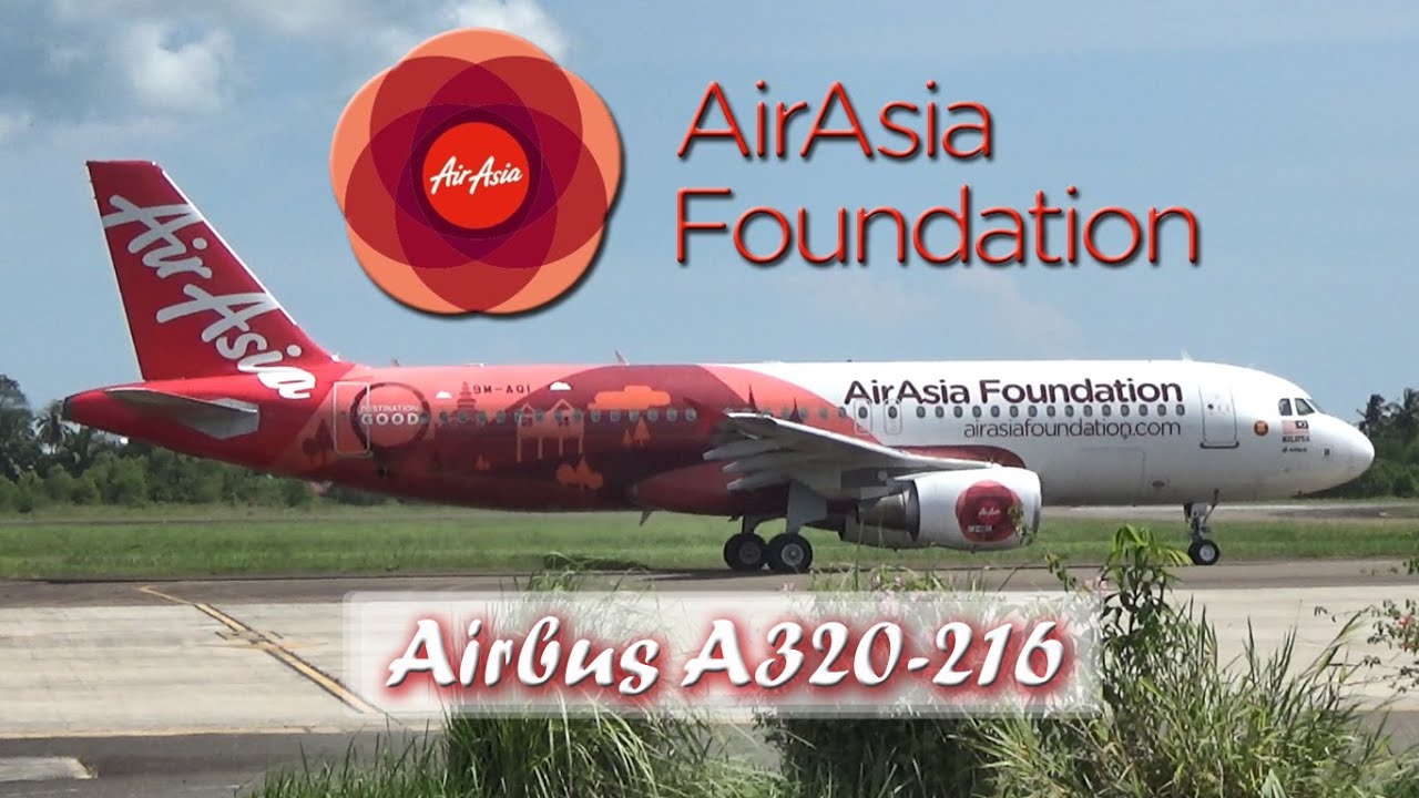 Plane Spotting @ Sandakan Airport = Boeing + Airbus CEO & NEO + Airasia Foundation Livery=