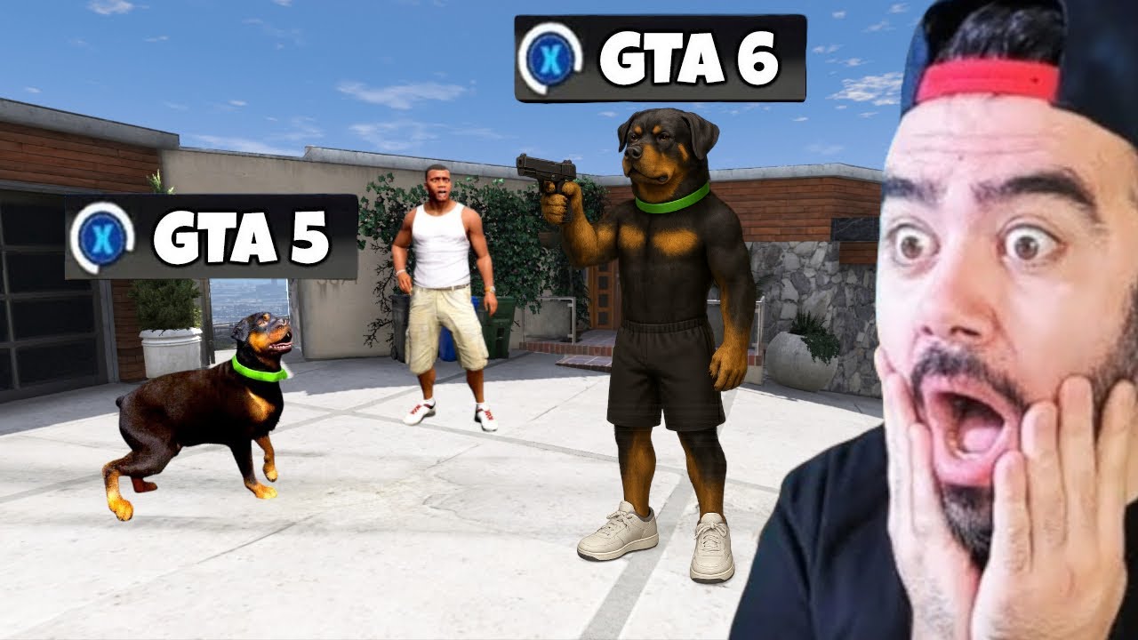 CHOP GTA 6 DA INSAN OLUYOR ARABA SÜRÜYOR - GTA 5 MODS