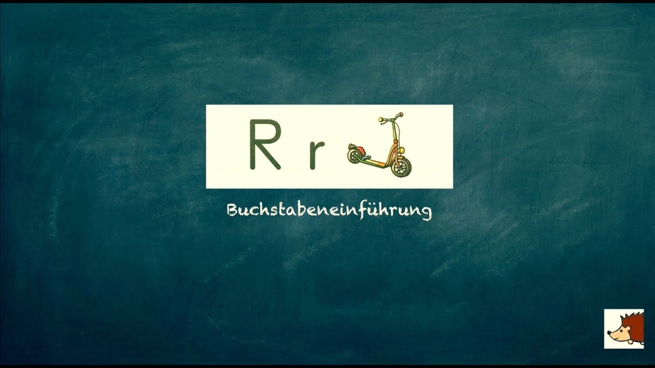 Erklärvideo: Der Buchstabe R/r (Buchstabeneinführung Klasse 1)