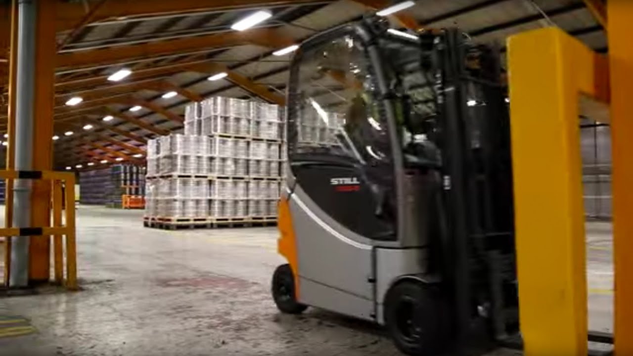 Heineken and STILL – Mission Zero Emission – Heineken equipped STILL electric counterbalance trucks