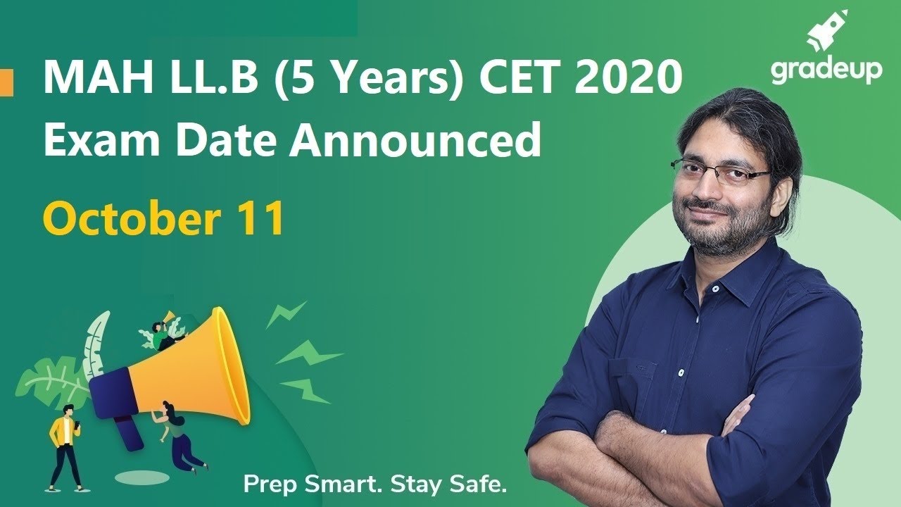 MAH LL.B (5 Years) CET 2020 Exam Date Out | 11th October 2020 | Complete Details | Gradeup