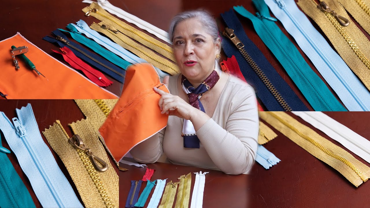 COMO COSER UNA CREMALLERA o CIERRE Sin complicaciones y TIPOS DE CREMALLERAS que debes conocer.
