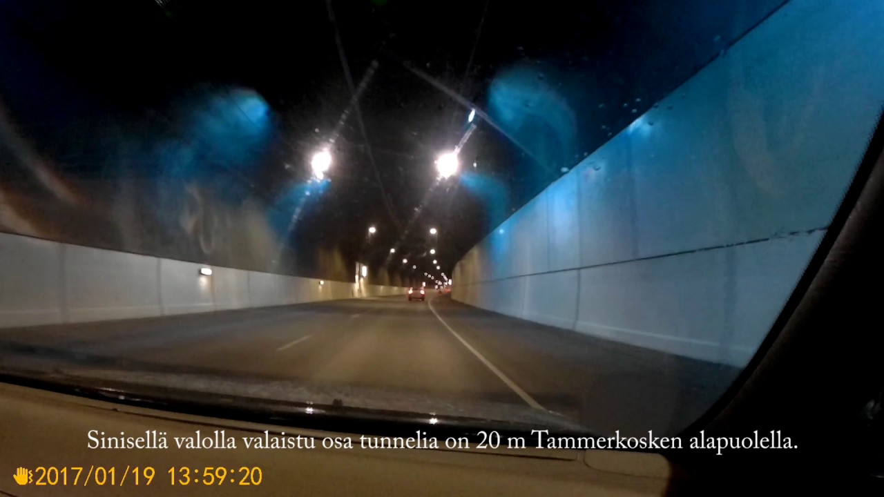 Tampereella (umpi?)tunnelissa