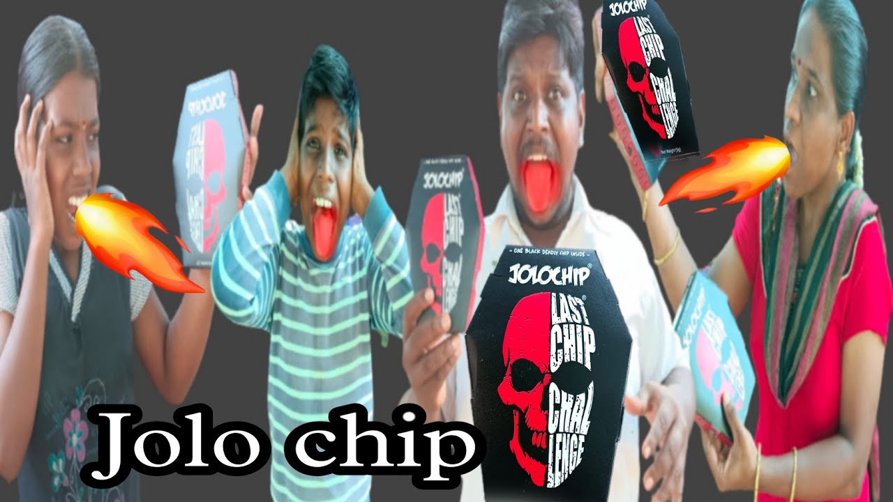 கதறிய Children&daddy eats family World's Hottest Jolochip eating challenge in village