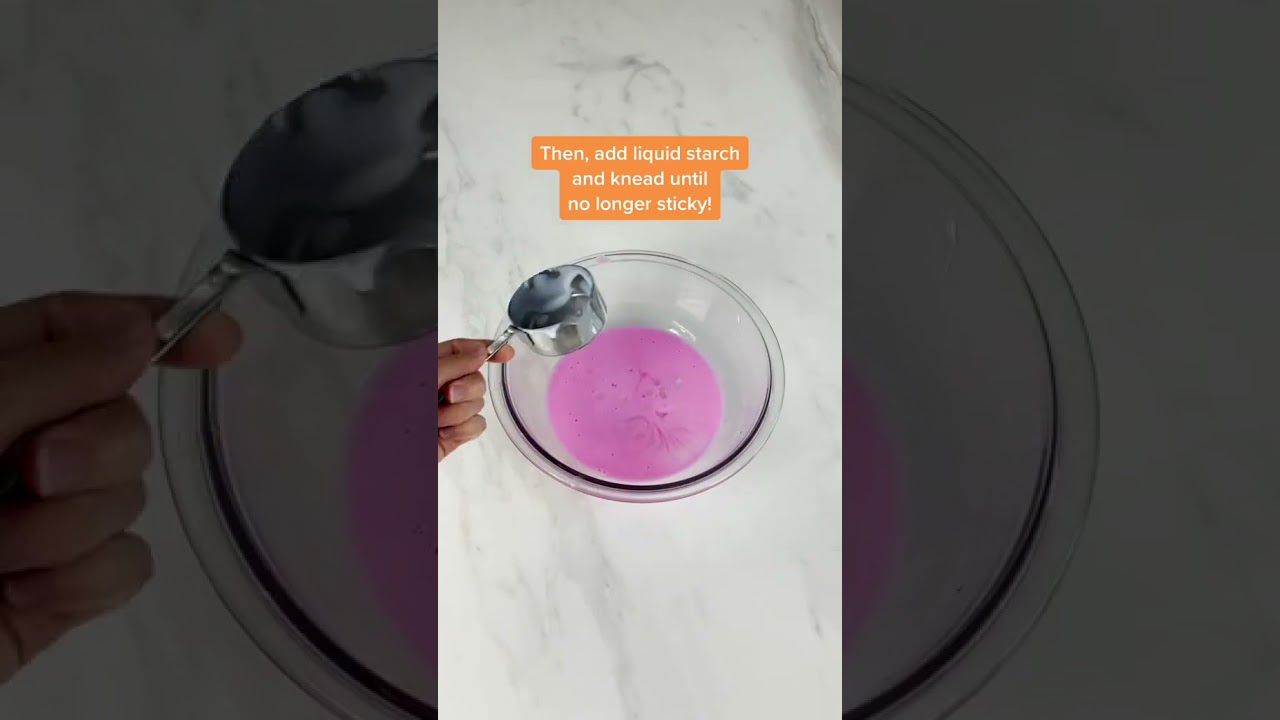 How to make slime that bubbles. sensory play