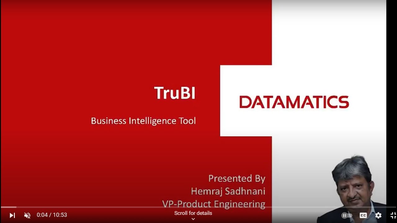 Gartner D & A Summit 2023 - Product Demo  - Datamatics TruBI - By Hemraj Sadhnani