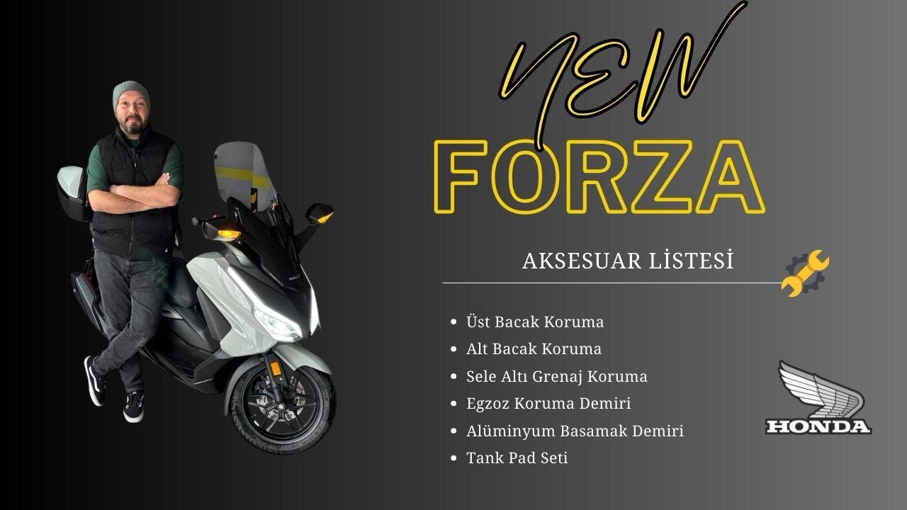 YENİ HONDA FORZA ( TFT EKRANLI ) - FULL AKSESUAR MONTAJI 🔰