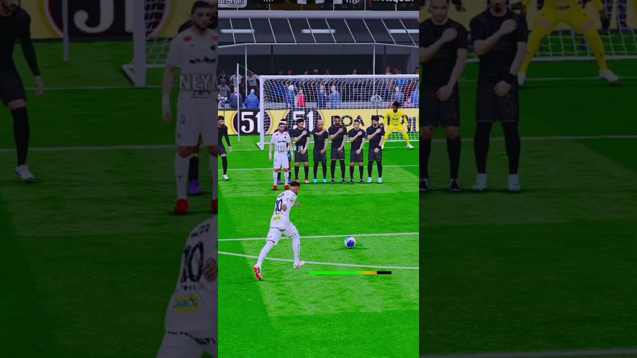 Cobran&ccedil;a de falta Neymar no Santos, Pes 2017 Patch 2025 #pes2017 #futebol #pes2017bmpes #brasileir&atilde;o