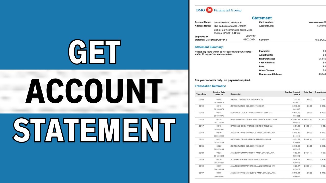 How to View BMO Account Statement Online | Check Tax Form on BMO