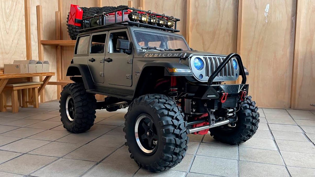 ✅Обзор брутального Jeep Rubicon на фулл фарше от TopRC!