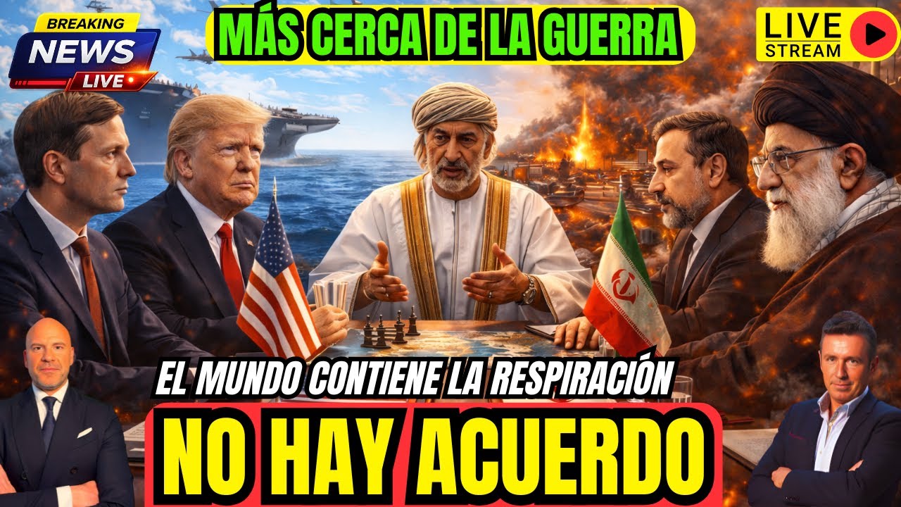 DIRECTO ÚLTIMA HORA. IRÁN Y EEUU SIN ACUERDO. LA GUERRA MÁS CERCA.RUSIA UCRANIA TRUMP NETANYAHU CUBA