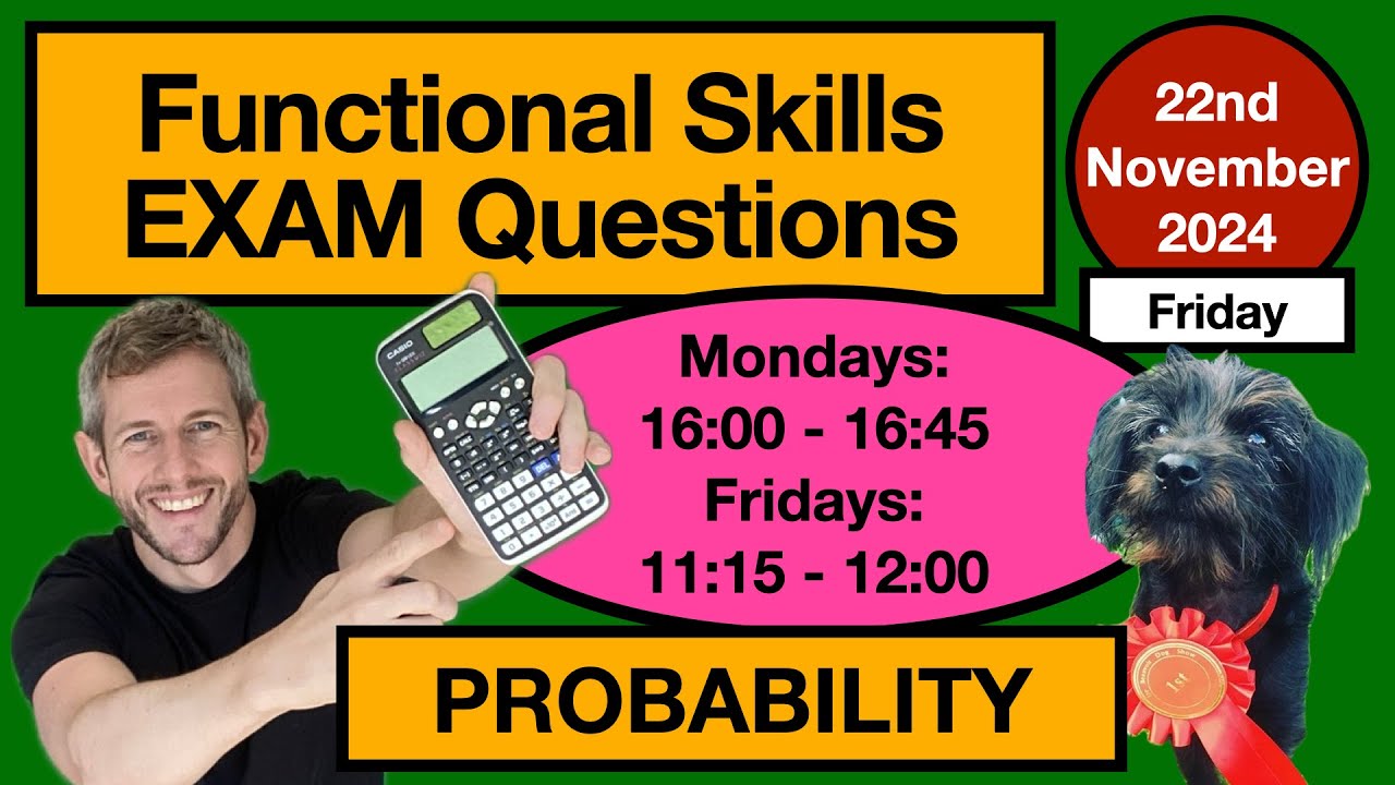 PROBABILITY: Functional Skills Level 2 Live Lesson