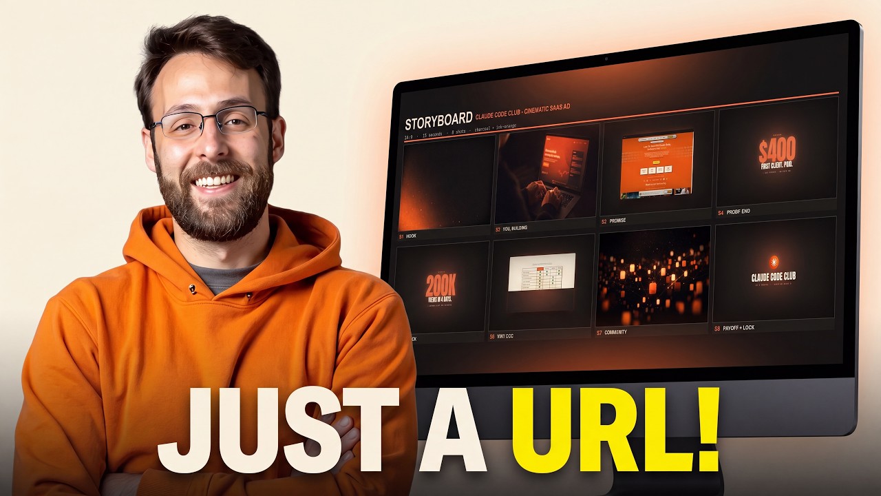 Claude Code Makes Cinematic AI Ads From Any Website
