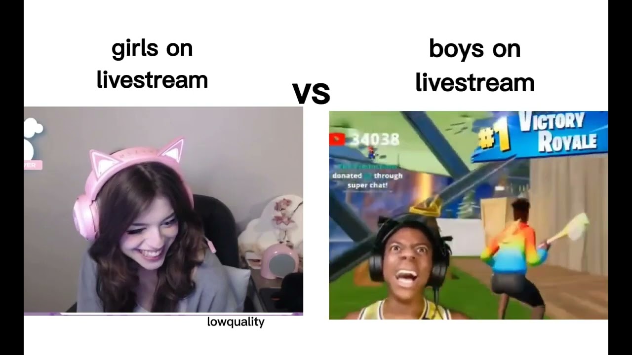 Girls Livestream vs Boys Livestream - IShowspeed
