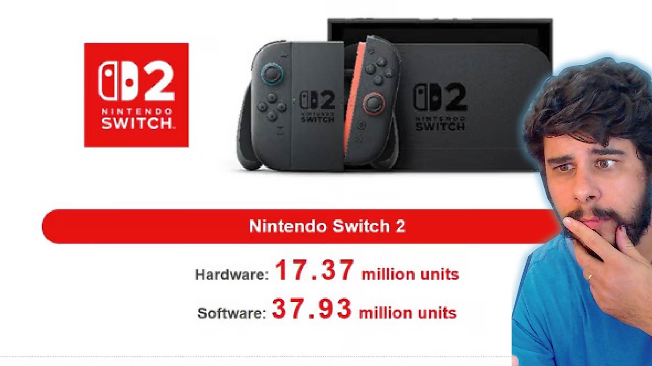 Contrariando haters e fakenews, Nintendo Switch 1 e 2 batem recordes de vendas!