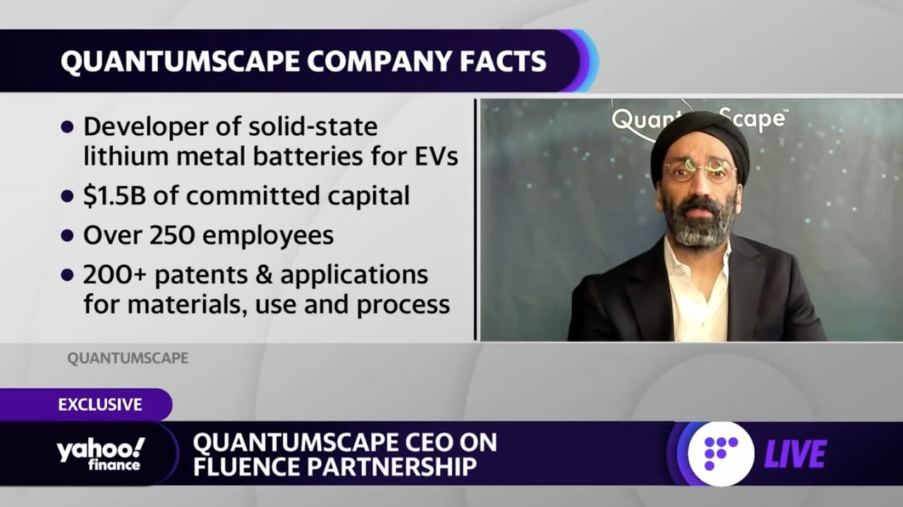 Battery tech: QuantumScape CEO talks innovation and focus on ‘core beachhead’